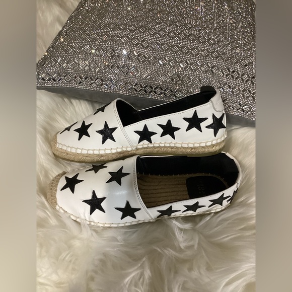 Saint Laurent leather white and black stars size 37 - Picture 2 of 9